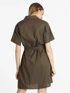 Sweet Miss Abito a camicia in cotone maniche corte
