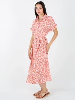 Sweet Miss Abito donna a camicia con maniche corte