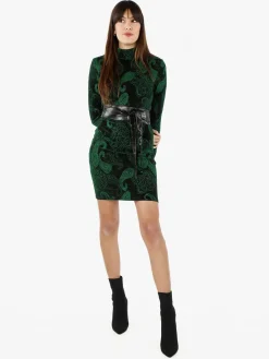 Sweet Miss Abito donna accollato con lurex