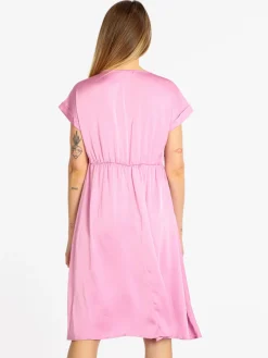 Sweet Miss Abito donna effetto seta manica corta