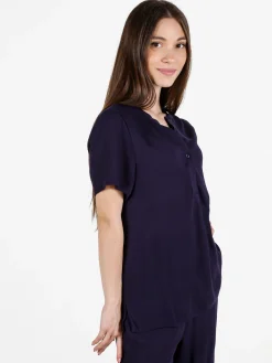 Sweet Miss Blusa donna a maniche corte in viscosa