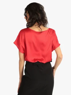 Sweet Miss Blusa donna effetto raso