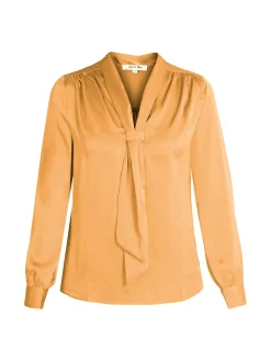 Sweet Miss Blusa donna in raso con cravatta