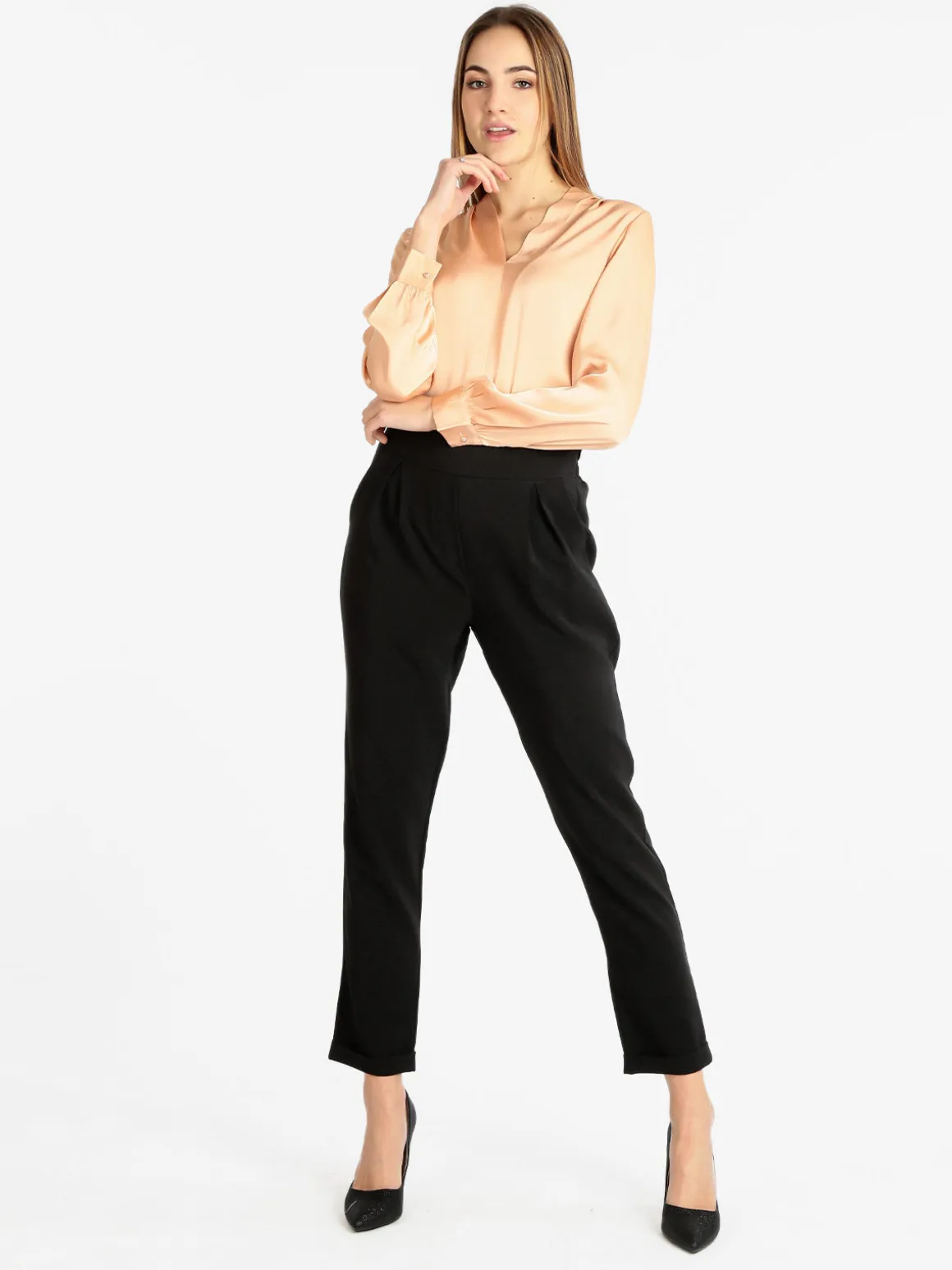 Sweet Miss Blusa elegante donna in raso
