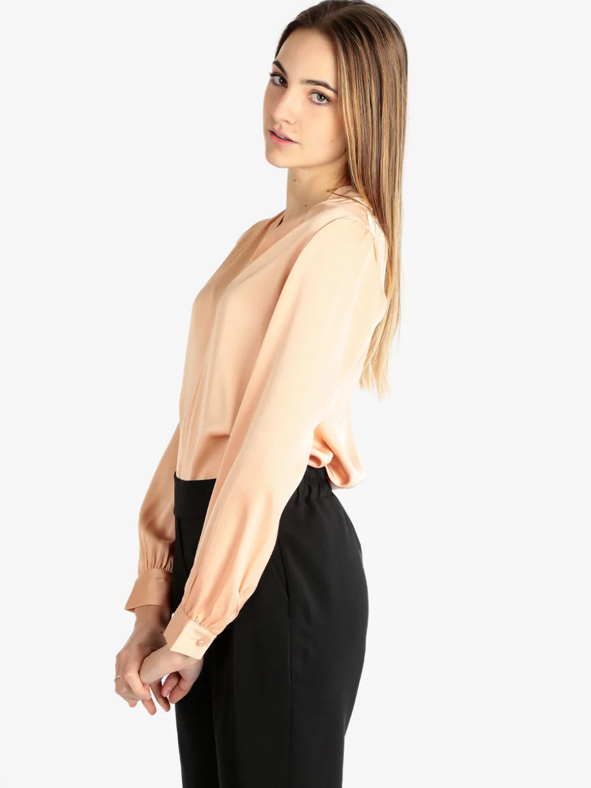 Sweet Miss Blusa elegante donna in raso