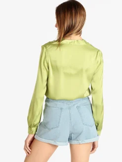 Sweet Miss Blusa elegante donna in raso