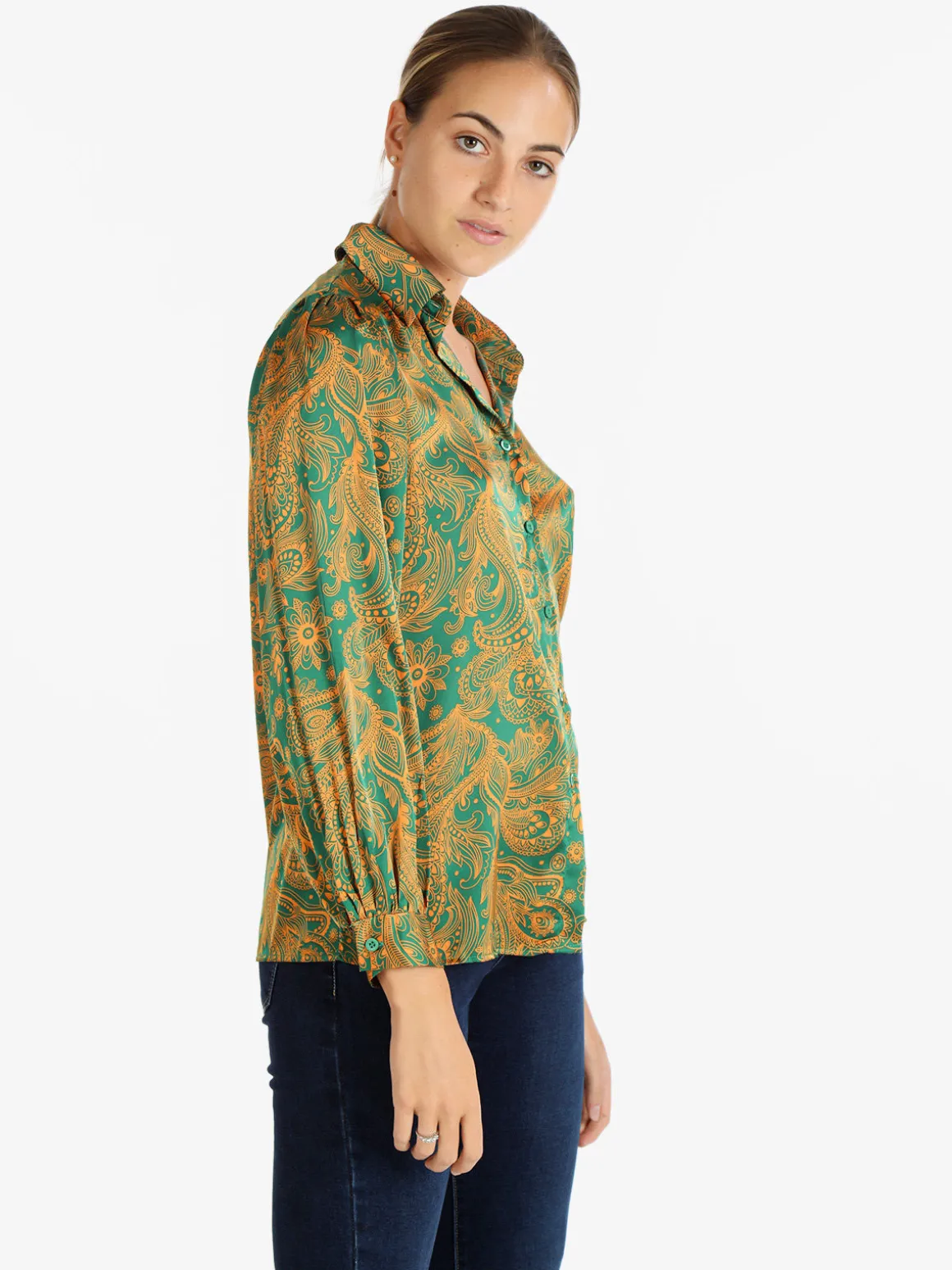 Sweet Miss Camicia classica da donna con stampa floreale