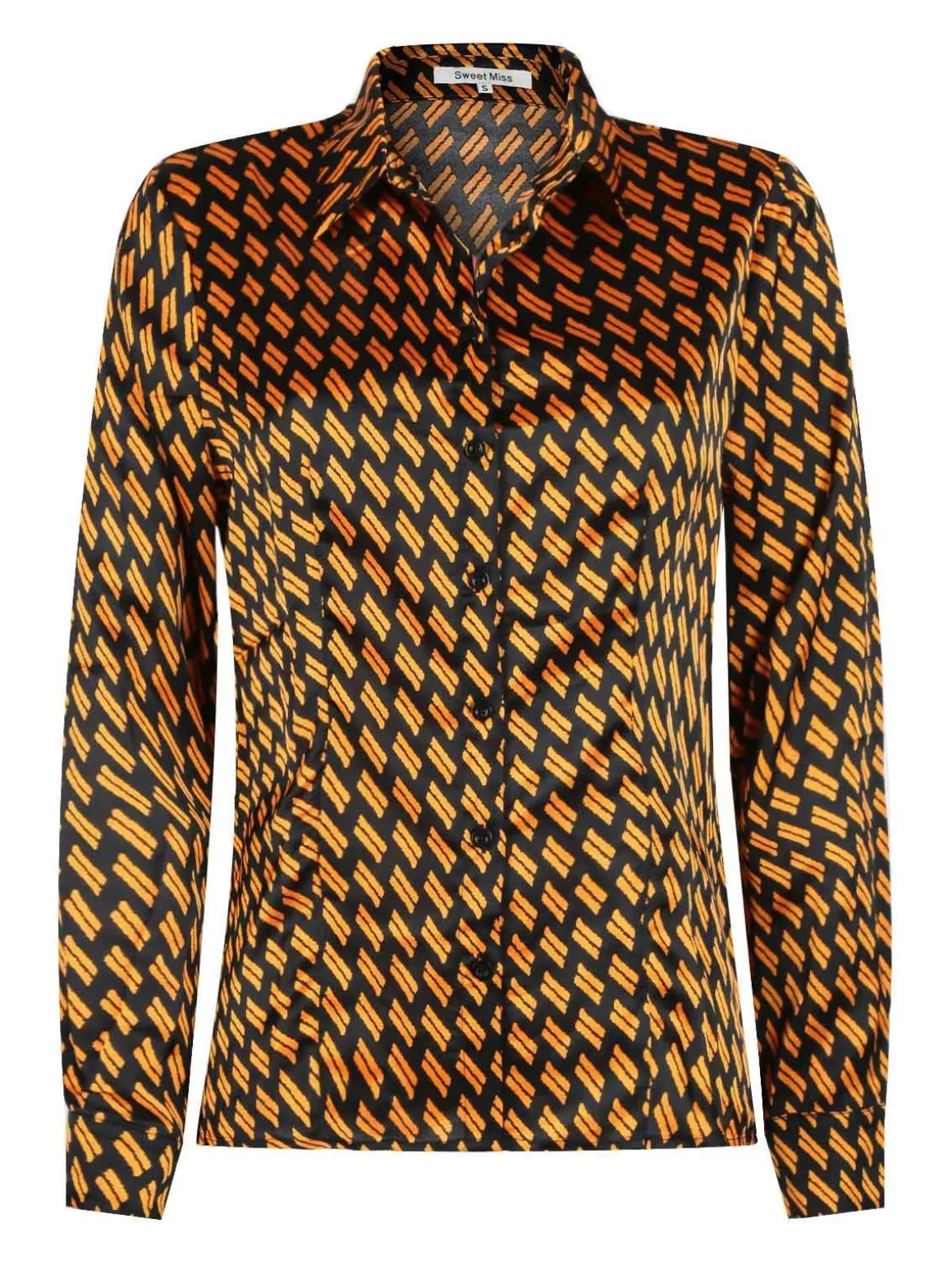 Sweet Miss Camicia donna a fantasia manica lunga