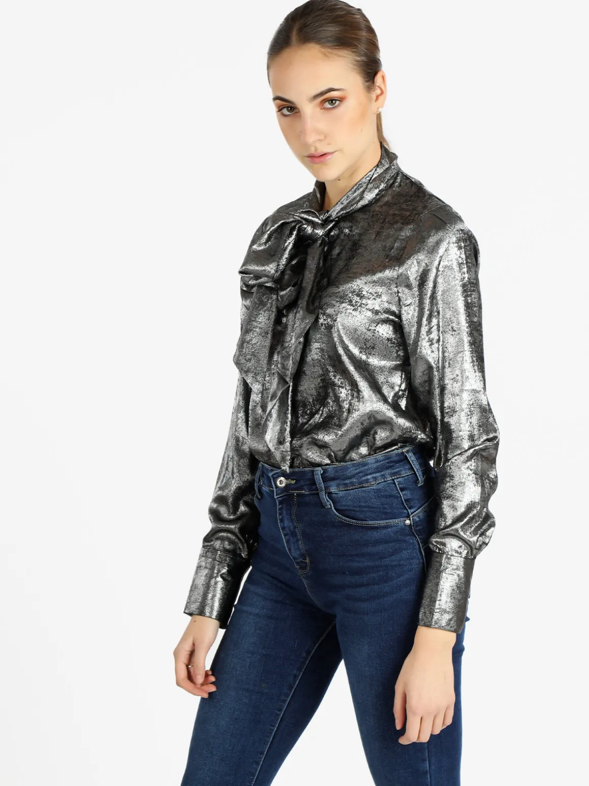 Sweet Miss Camicia donna a maniche lunghe effetto cangiante