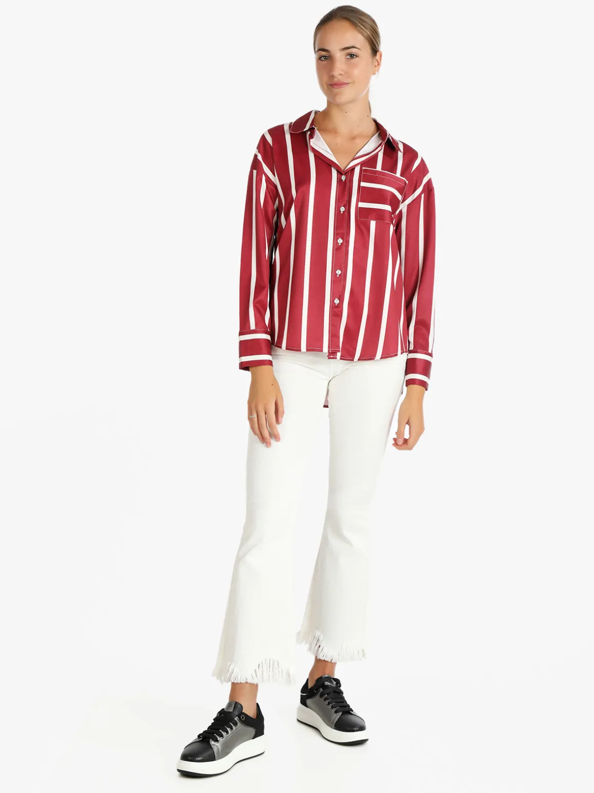 Sweet Miss Camicia donna con stampa a righe