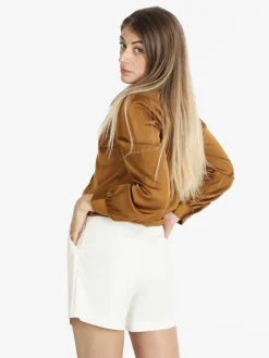 Sweet Miss Camicia donna in raso con colletto