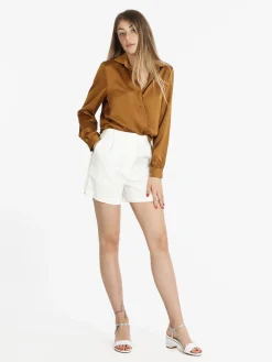 Sweet Miss Camicia donna in raso con colletto
