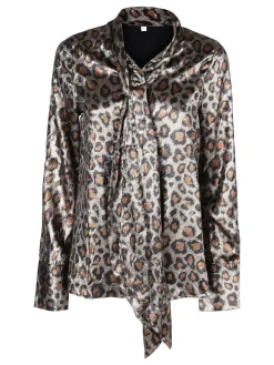 Sweet Miss Camicia donna maculata a maniche lunghe