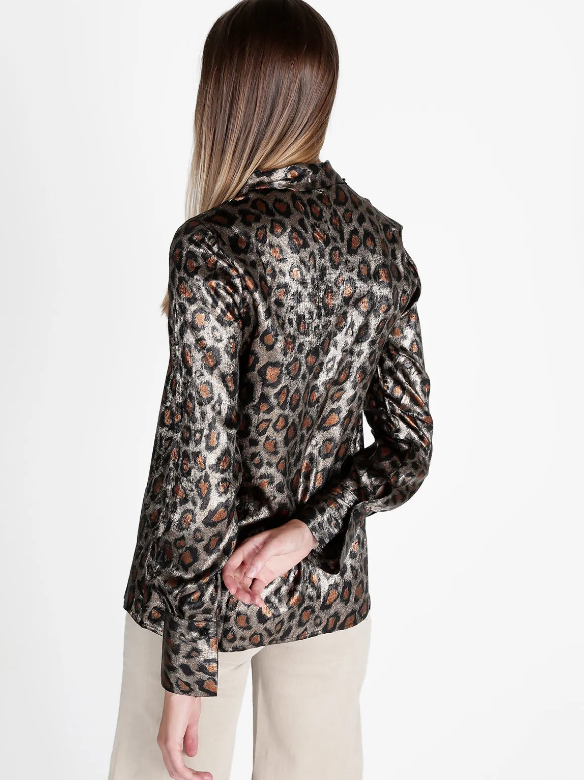 Sweet Miss Camicia donna maculata a maniche lunghe