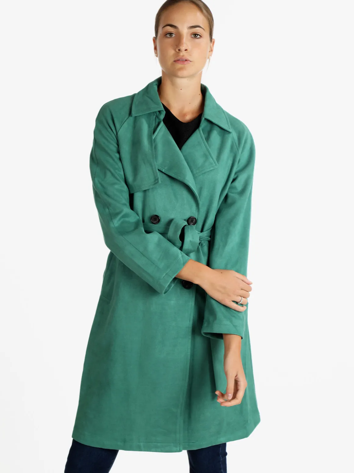 Sweet Miss Cappotto leggero donna con cintura