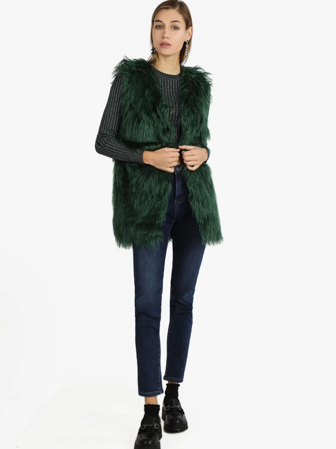 Sweet Miss Gilet donna peloso