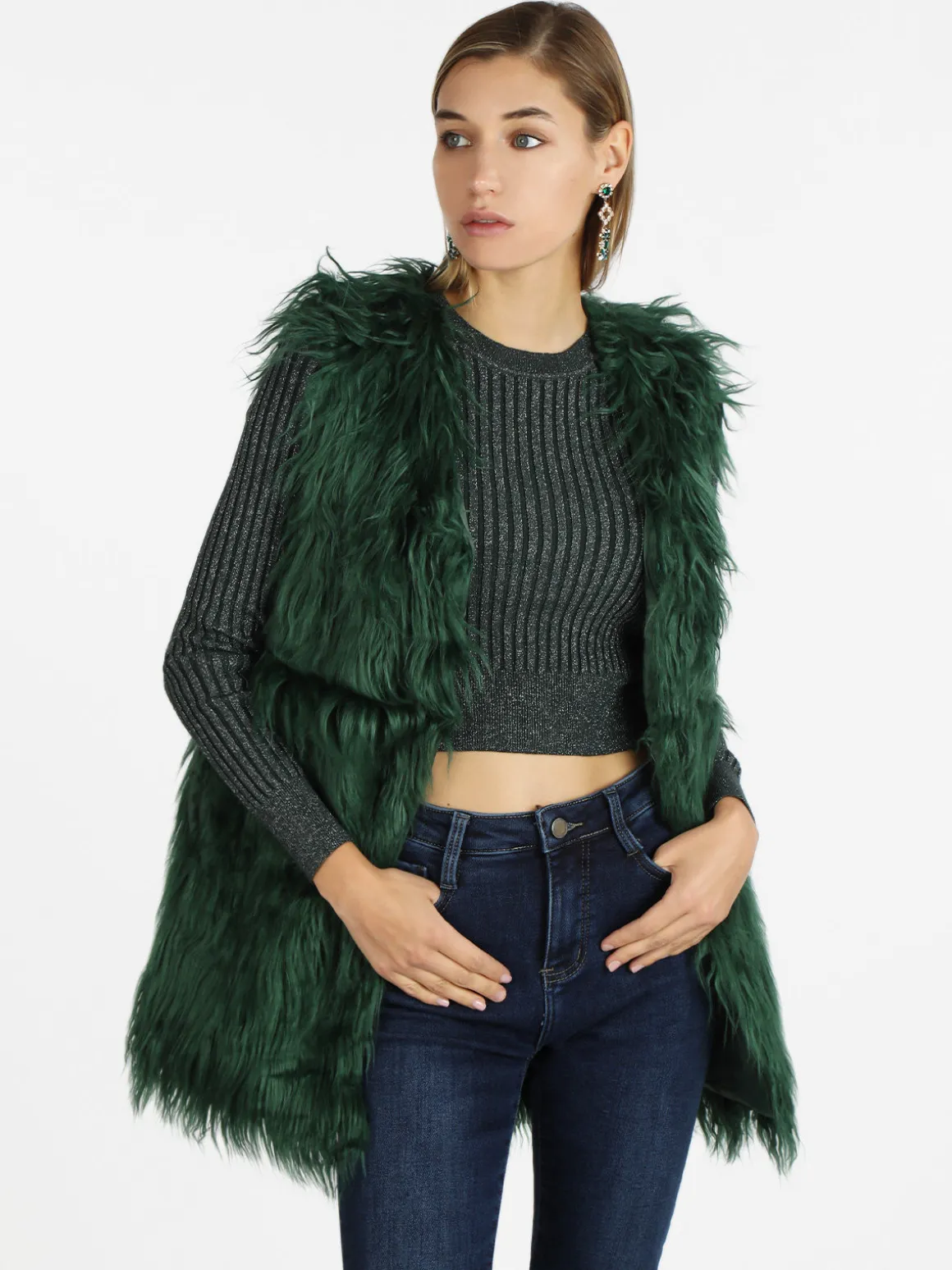 Sweet Miss Gilet donna peloso