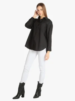 Sweet Miss Maxi camicia donna oversize in cotone