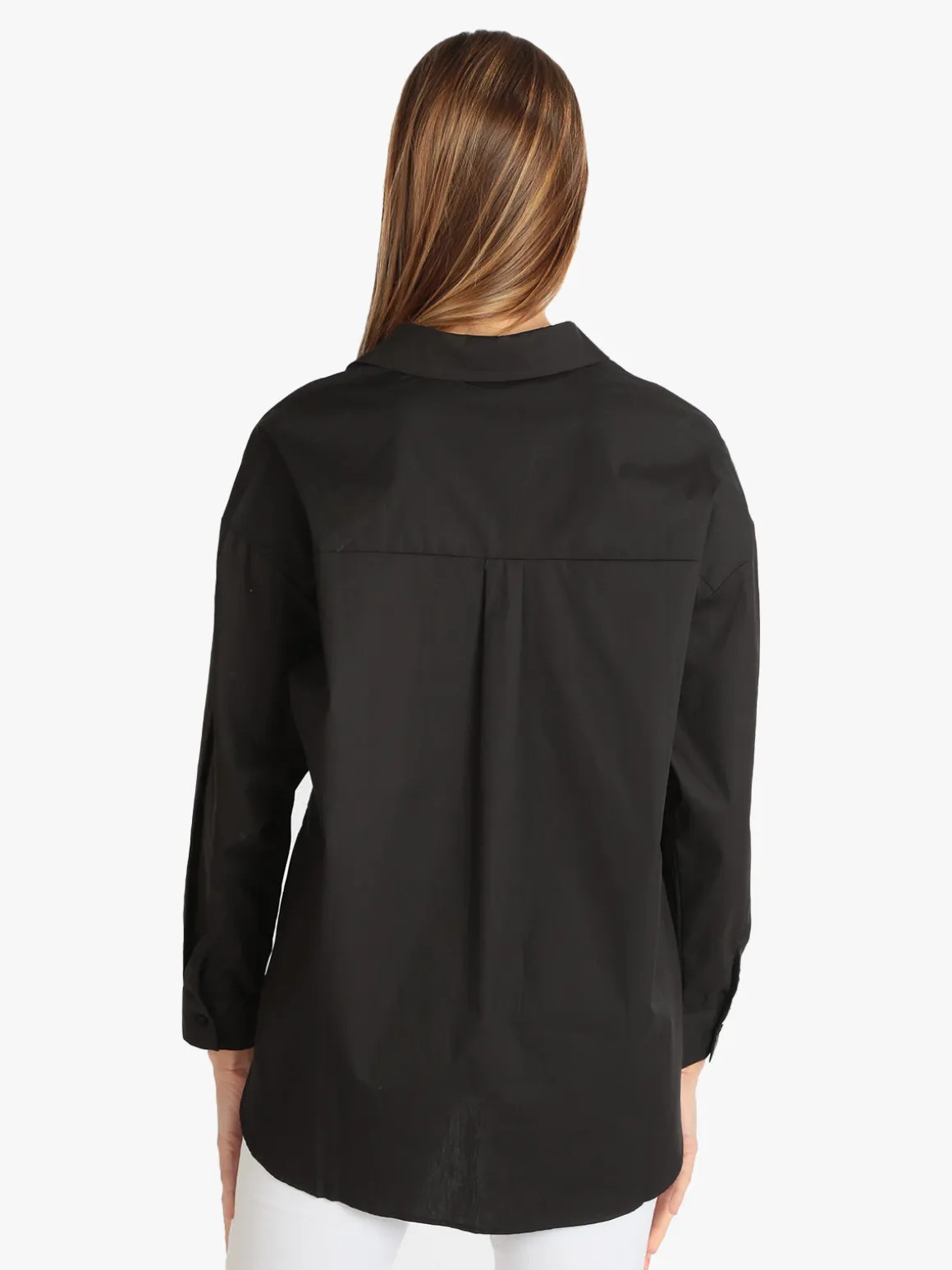 Sweet Miss Maxi camicia donna oversize in cotone