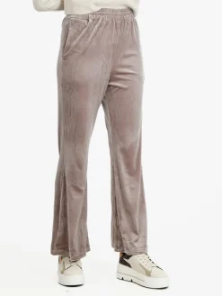 Sweet Miss Pantaloni a zampa da donna in velluto