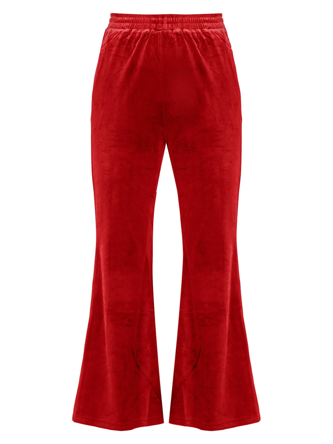 Sweet Miss Pantaloni a zampa da donna in velluto