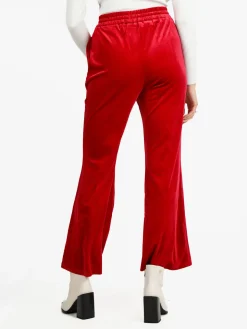 Sweet Miss Pantaloni a zampa da donna in velluto