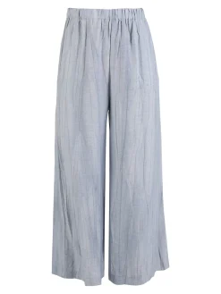 Sweet Miss Pantaloni donna a gamba larga in misto lino