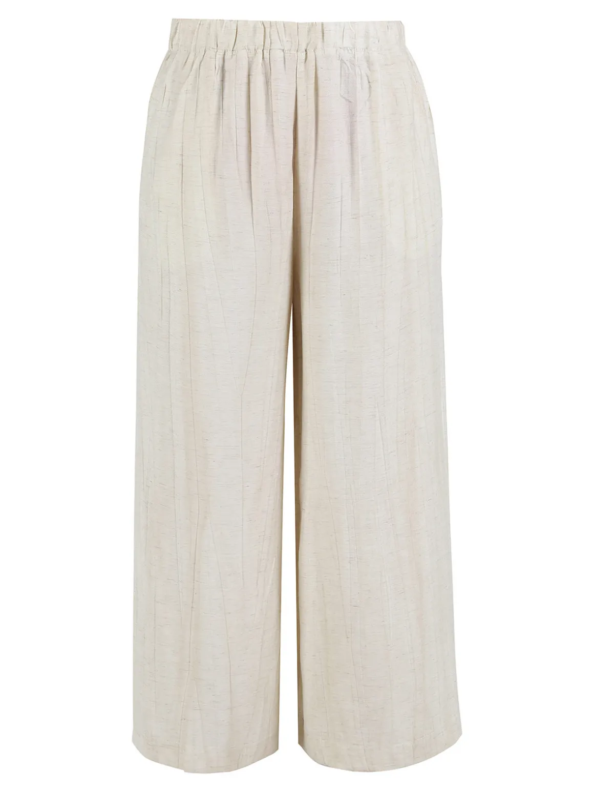 Sweet Miss Pantaloni donna a gamba larga in misto lino