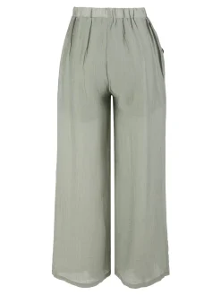 Sweet Miss Pantaloni donna a gamba larga - pistacchio