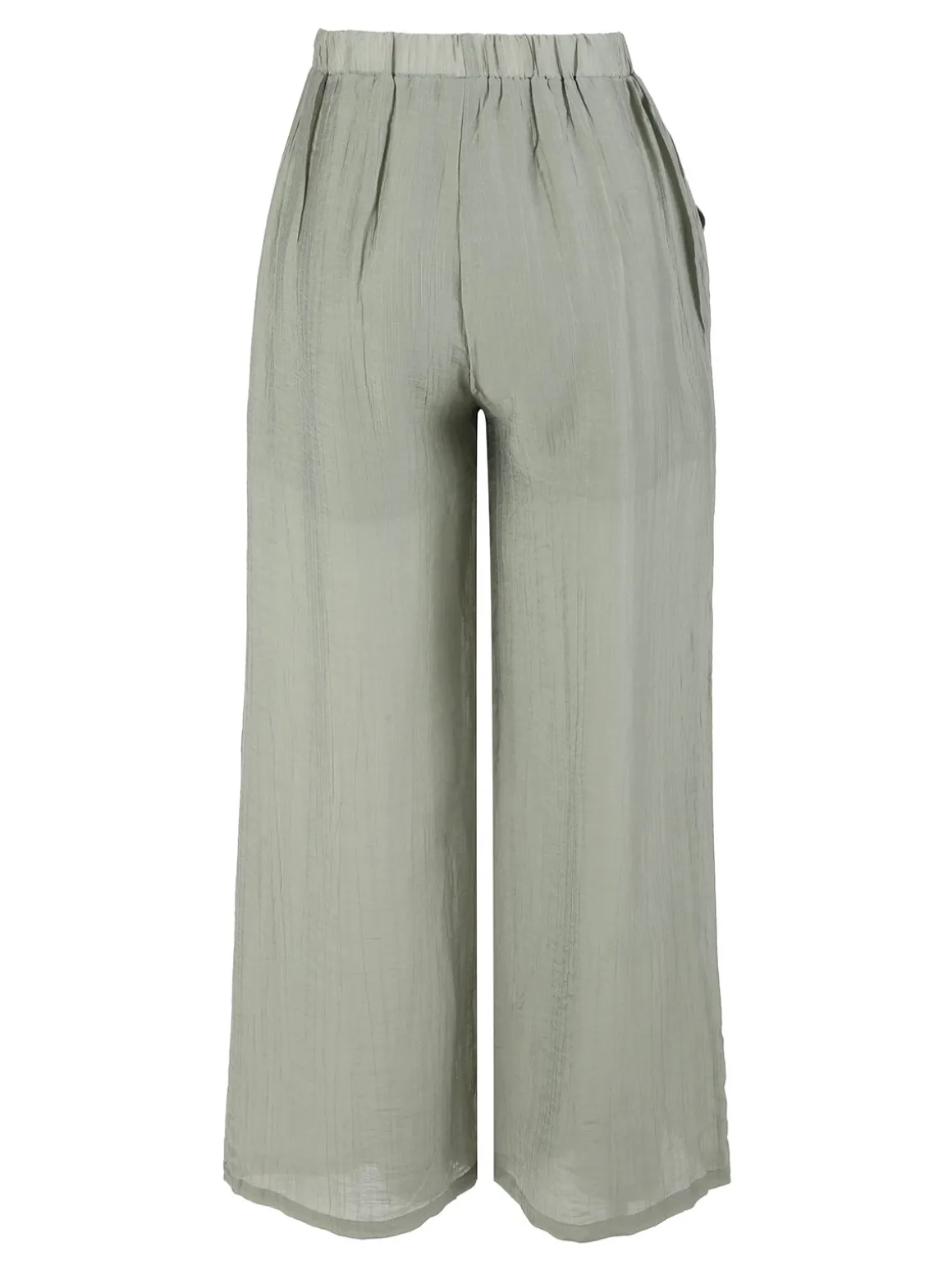 Sweet Miss Pantaloni donna a gamba larga - pistacchio