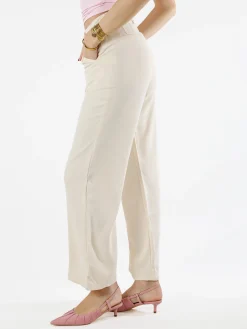 Sweet Miss Pantaloni donna a palazzo - beige