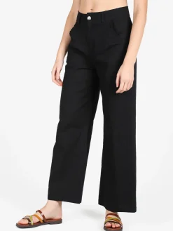 Sweet Miss Pantaloni donna in misto lino e cotone