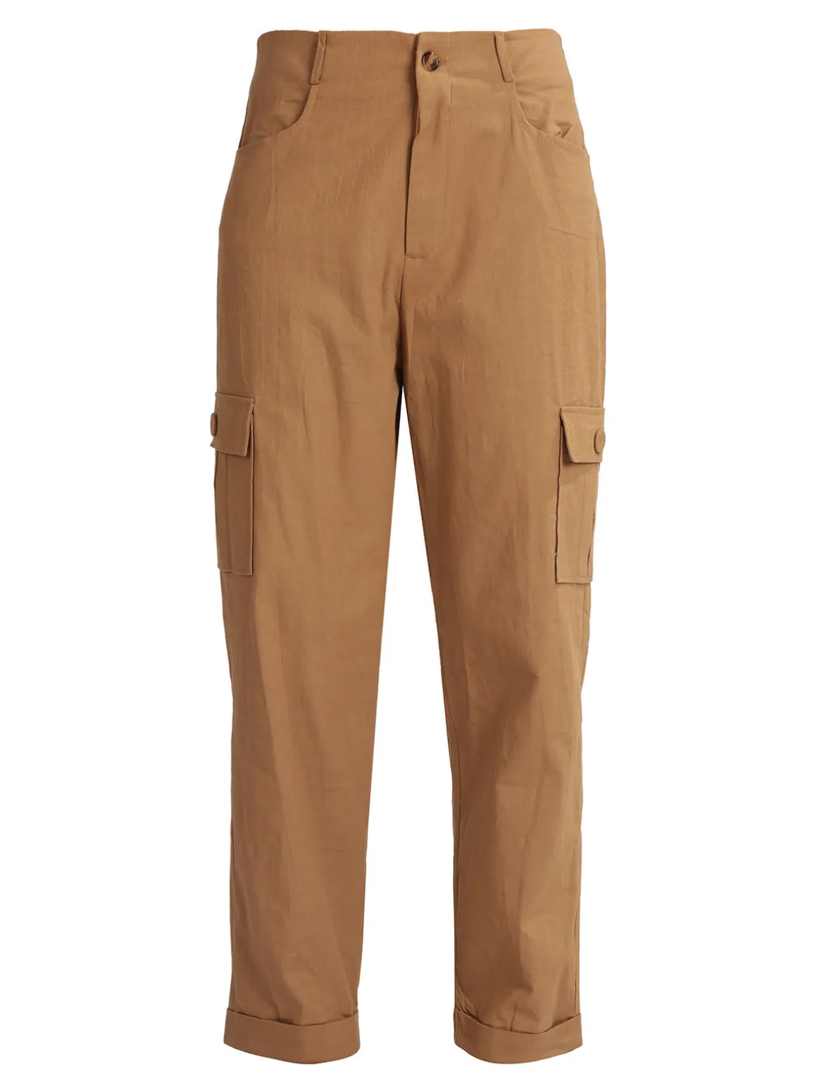 Sweet Miss Pantaloni in lino da donna con tasconi
