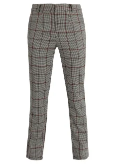Sweet Miss Pantaloni pied de poule a gamba dritta