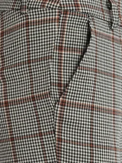 Sweet Miss Pantaloni pied de poule a gamba dritta