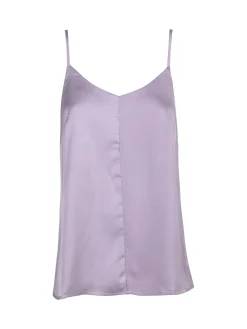 Sweet Miss Top donna con spalline sottili effetto raso