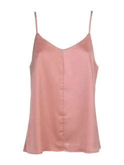 Sweet Miss Top donna con spalline sottili effetto raso