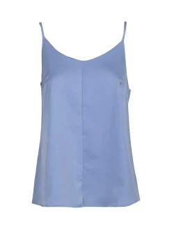 Sweet Miss Top donna con spalline sottili effetto raso