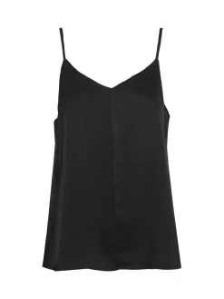 Sweet Miss Top donna con spalline sottili effetto raso
