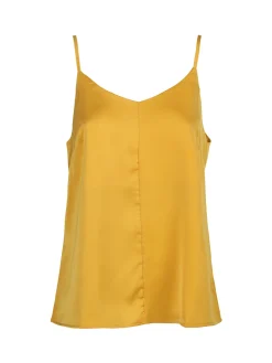 Sweet Miss Top donna con spalline sottili effetto raso