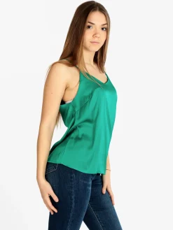 Sweet Miss Top donna effetto seta