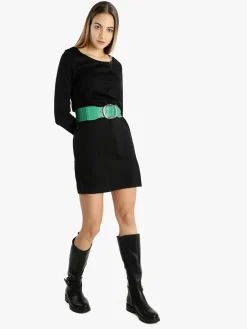Sweet Miss Vestito da donna a maniche lunghe in tinta unita