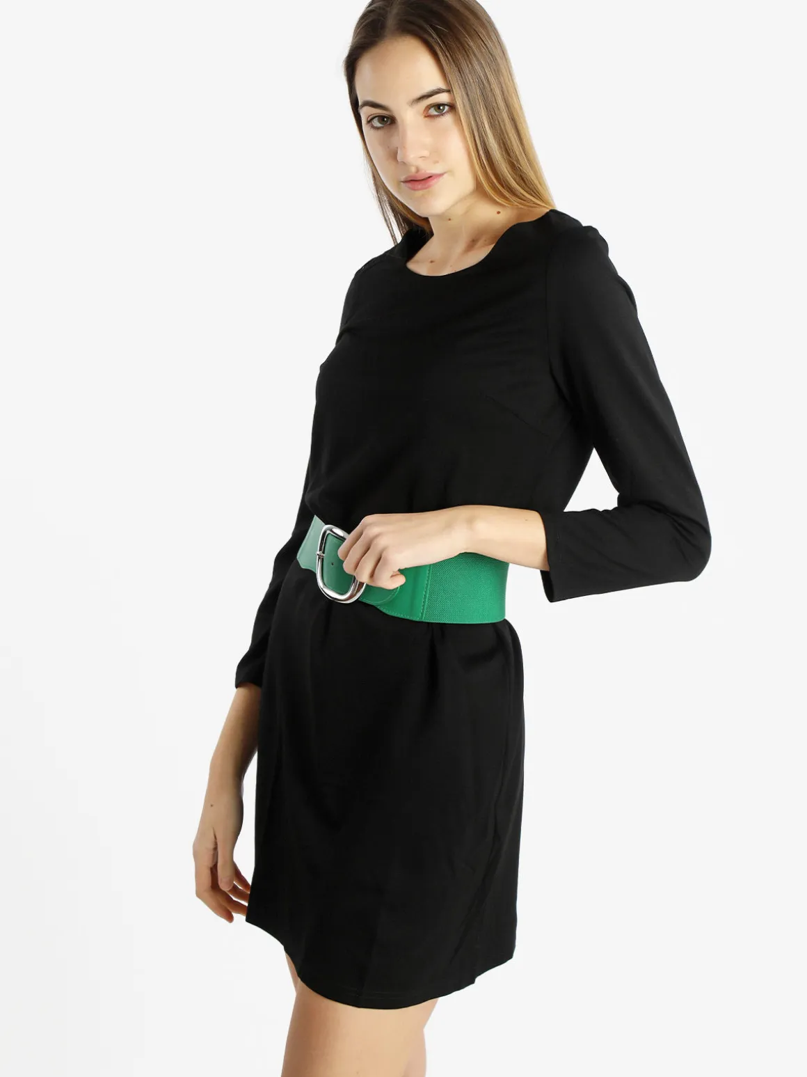 Sweet Miss Vestito da donna a maniche lunghe in tinta unita