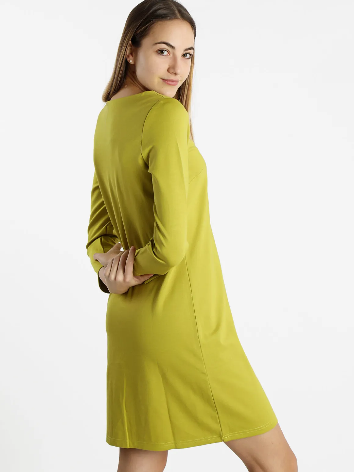 Sweet Miss Vestito da donna a maniche lunghe in tinta unita