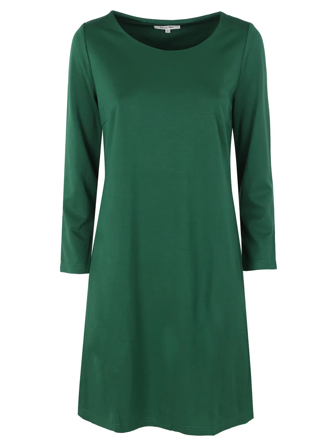 Sweet Miss Vestito da donna a maniche lunghe in tinta unita