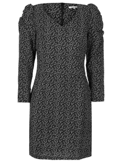 Sweet Miss Vestito donna a fiori con manica arricciata
