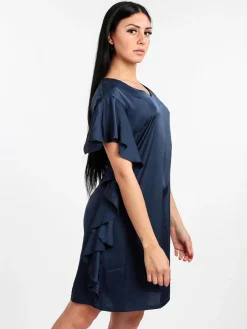 Sweet Miss Vestito donna con volant effetto raso