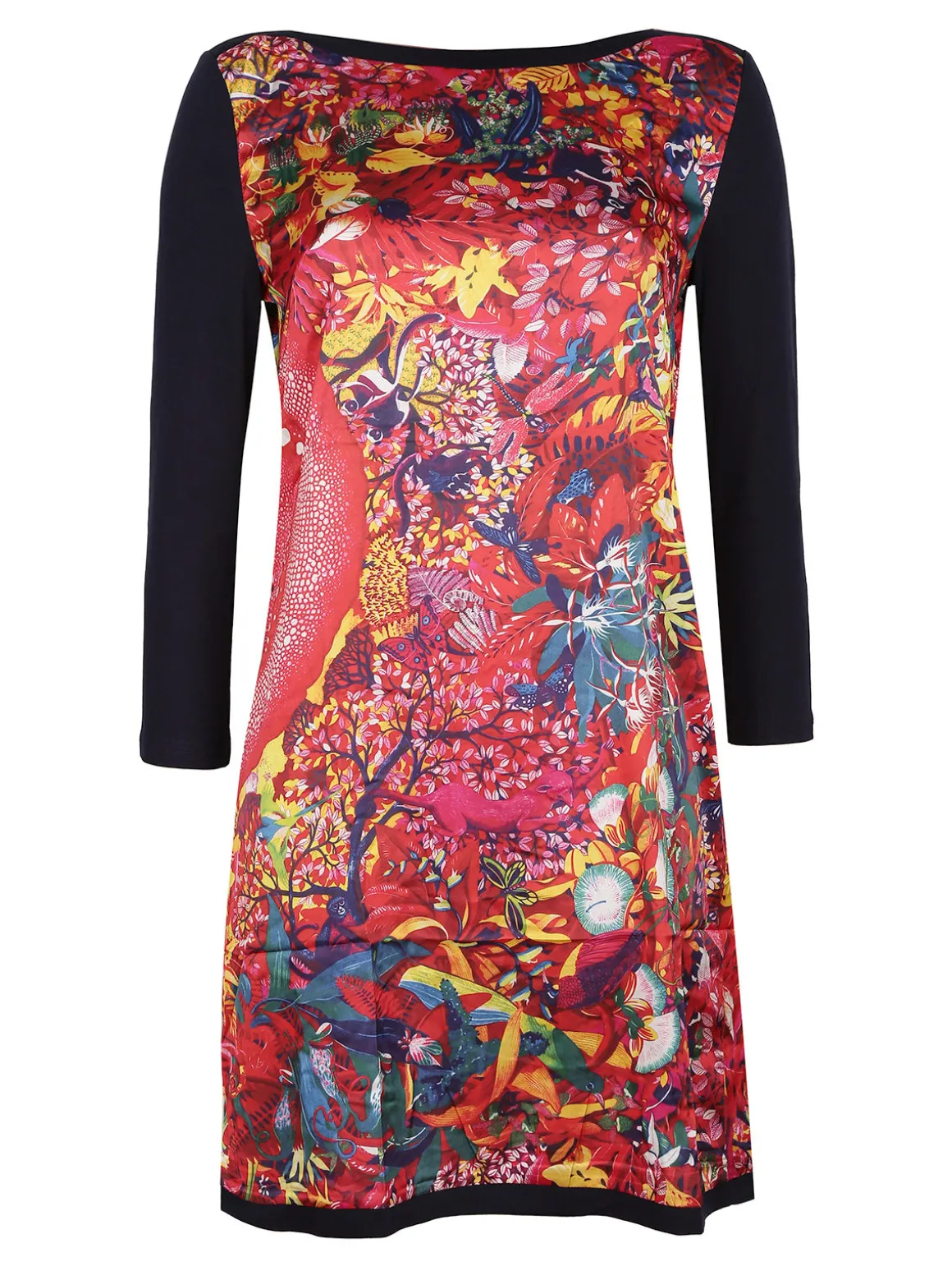 Sweet Miss Vestito floreale donna a manica lunga