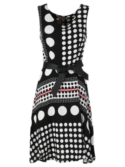Sweet Miss Vestito smanicato da donna a pois