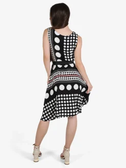 Sweet Miss Vestito smanicato da donna a pois